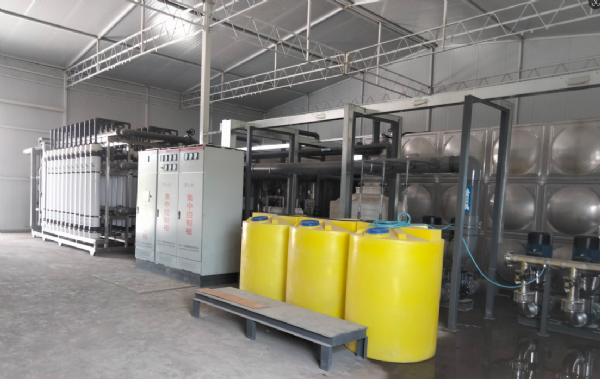 【川一股份】150噸每小時超濾設備安裝調試