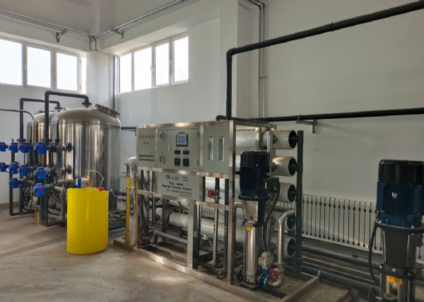 山東魯糧集團10T單+40T軟化設(shè)備安裝完成