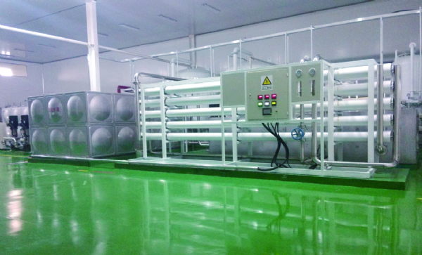江西食品50T反滲透設備安裝調試完成